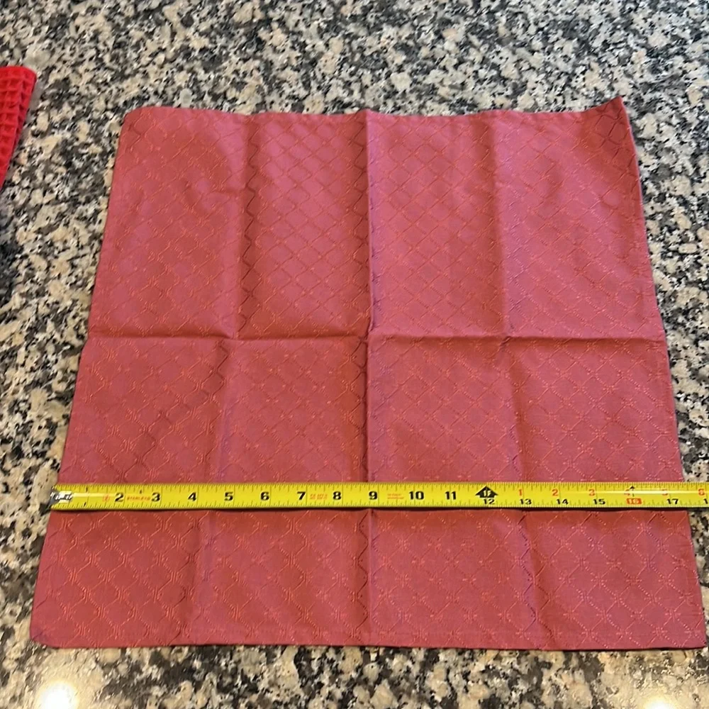 4 Fabric Dinner Napkins